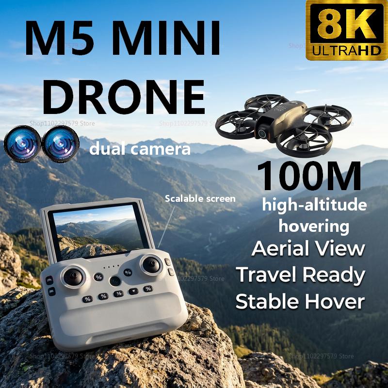 2026 New M5 Mini Drone 8K HD C - đánh giá và giá Rc Helicopter Charger