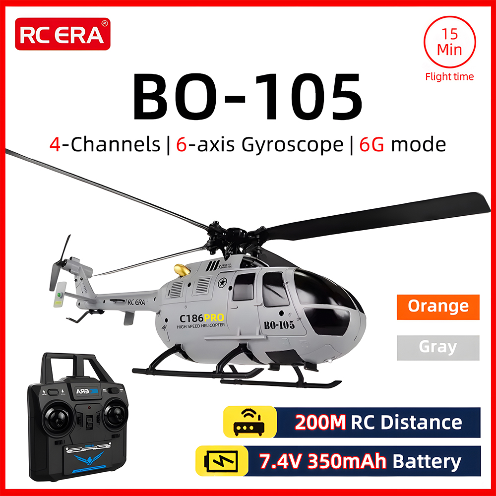RC ERA BO-105 Helicopter 1:48  - đánh giá và giá Rc Helicopter Gyro