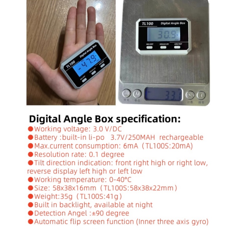 Horizontal Angle Meter Protrac - đánh giá và giá Rc Helicopter Case