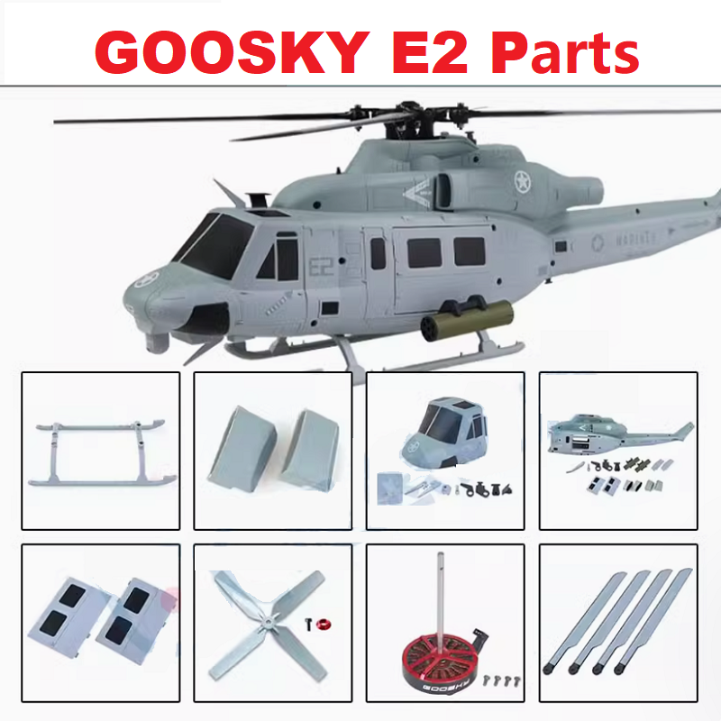 Spare Parts For GOOSKY E2 UH-1 - đánh giá và giá Rc Helicopter Coaxial