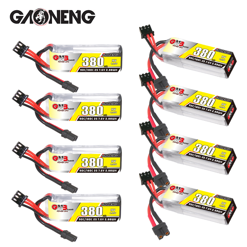 GNB 2S 7.6V 380mAh 90C/180C Li - đánh giá và giá Rc Helicopter Parts
