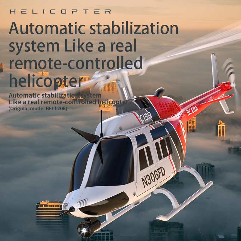 RC ERA C138 1:33 Bell 206 RC H - đánh giá và giá Rc Helicopter Gyro
