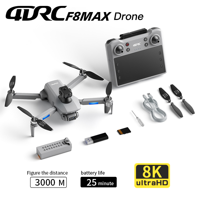 F8 MAX GPS Drone Professional  - đánh giá và giá Rc Helicopter Case